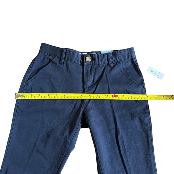 Old Navy Slim Fit Navy Blue Stretch Skinny Pants Size 14 Girls Adjustable Waist - Picture 10 of 12